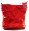 VIA55 női keresztpántos táska vízhatlan anyagból, piros