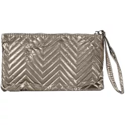 Egyszerű női pénztárca vízhatlan anyagból, szürke