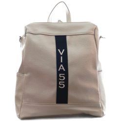   VIA55 női hátitáska (válltáskaként is hordható), rostbőr, arany