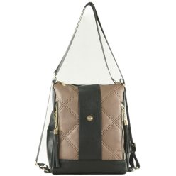   VIA55 válltáskaként is hordható hátitáska, rostbőr, barna