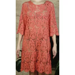 Női csipkeruha, lazac