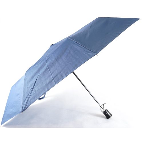 Félautomata esernyő, kék, nejlon anyagból