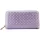 Női pénztárca kövekkel, műbőr, lila
