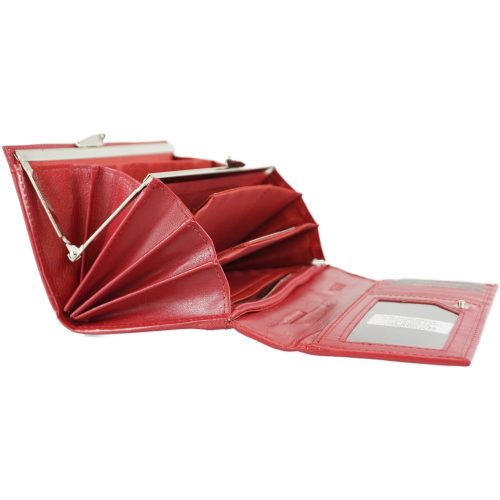 Roviczky elegáns női pénztárca , bőr, magenta