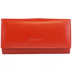 Roviczky elegáns női pénztárca, bőr, piros