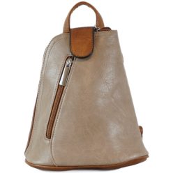   Kicsi hátitáska (válltáskaként is hordható), műbőr, barna
