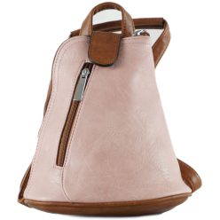   Kicsi hátitáska (válltáskaként is hordható), műbőr, rózsaszín