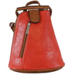   Kicsi hátitáska (válltáskaként is hordható), műbőr, piros