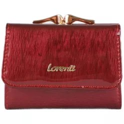 Lorenti elegáns pici női pénztárca, bőr, lila