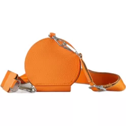 Női keresztpántos pénztárca, műbőr, narancssárga