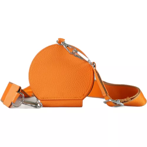 Női keresztpántos pénztárca, műbőr, narancssárga