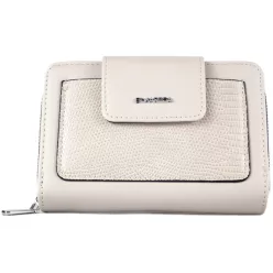 Silvia Rosa divatos női pénztárca, műbőr, szürke