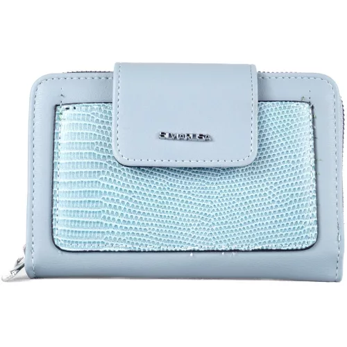 Silvia Rosa divatos női pénztárca, műbőr, világoskék