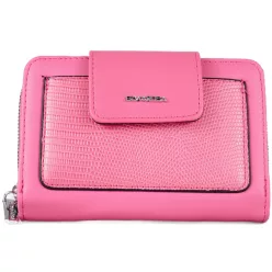 Silvia Rosa divatos női pénztárca, műbőr, magenta