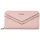 Silvia Rosa női pénztárca V mintával, műbőr, rózsaszín