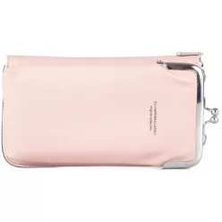   Silvia Rosa női pénztárca lecsatolható telefontartóval, műbőr, rózsaszín