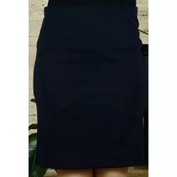 Női elegáns szoknya, sötétkék
